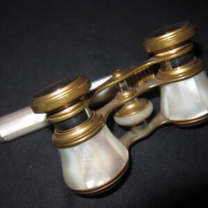Late 19th Century French Mother of Pearl Opera Glasses/Paris binoculars Scientific Antiques
