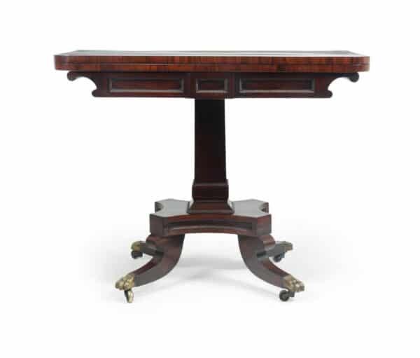 Regency Rosewood English Card Table c1810 - Image 14