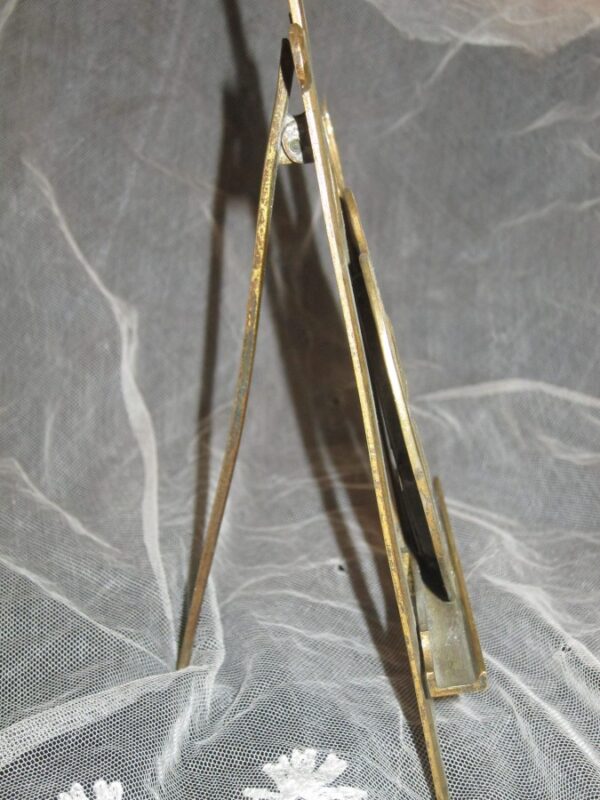 Antique French Brass Artists Novelty Picture Frame - Image 6