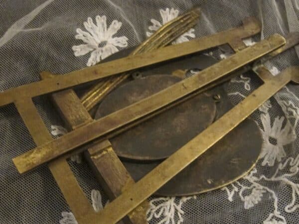 Antique French Brass Artists Novelty Picture Frame artists Antique Collectibles 5