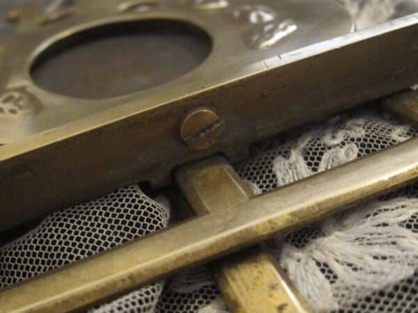 Antique French Brass Artists Novelty Picture Frame - Image 4