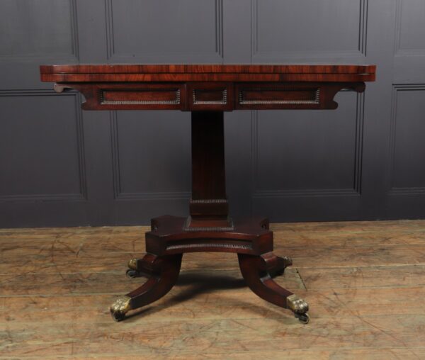 Regency Rosewood English Card Table c1810 Antique Tables 9