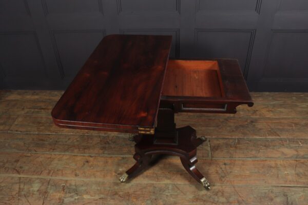 Regency Rosewood English Card Table c1810 Antique Tables 8