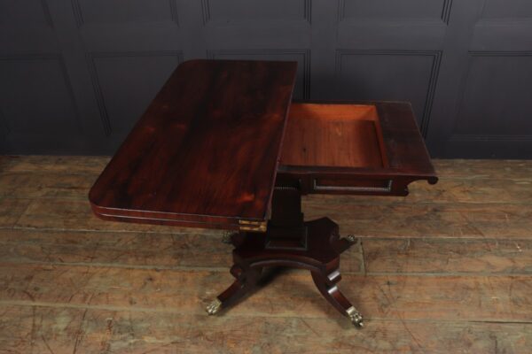 Regency Rosewood English Card Table c1810 - Image 6