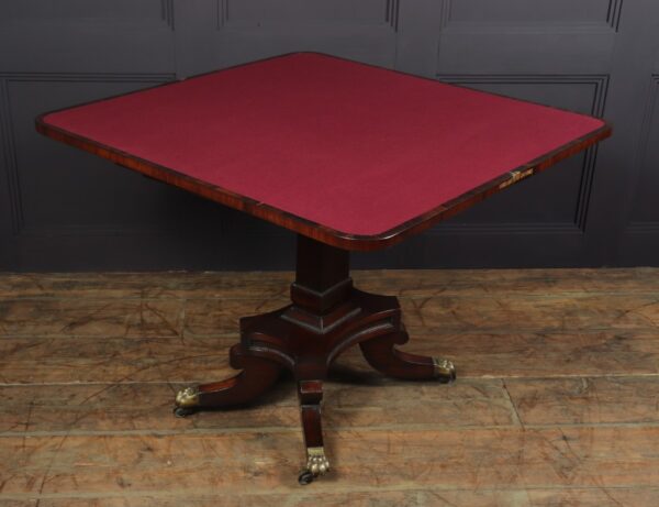 Regency Rosewood English Card Table c1810 Antique Tables 6