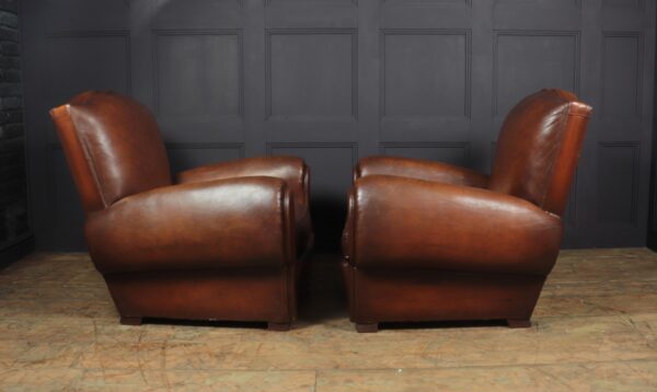 Pair of French Moustache Back Club Chairs - Image 10