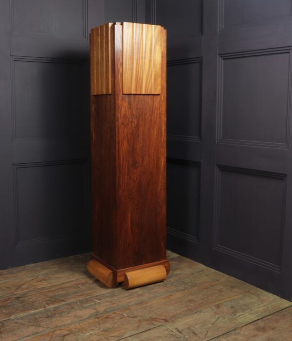 Art Deco Walnut Column c1925 - Image 12