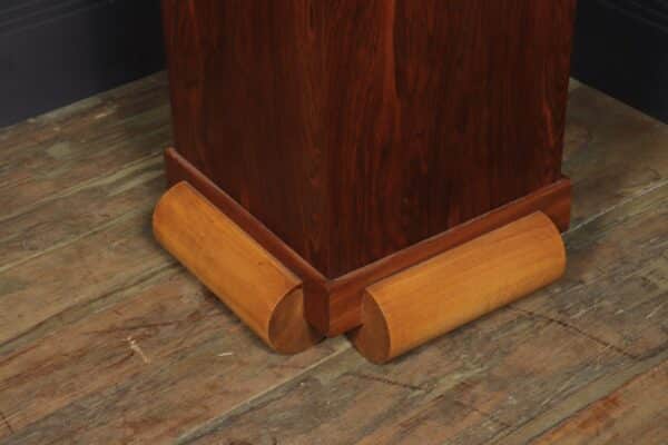 Art Deco Walnut Column c1925 - Image 10