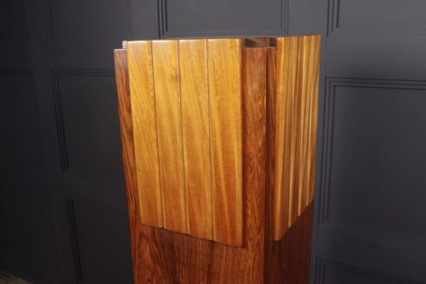 Art Deco Walnut Column c1925 - Image 7