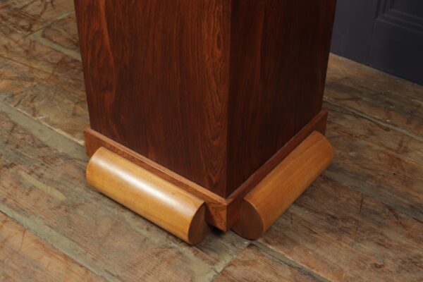 Art Deco Walnut Column c1925 - Image 6