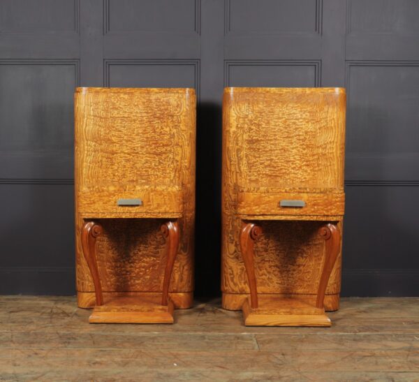 Pair of Art Deco Bedsides in Kato Ash c1920 - Image 13