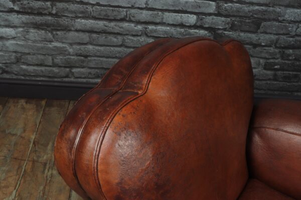 French Art Deco Trilobe Club Chair c1925 - Image 3
