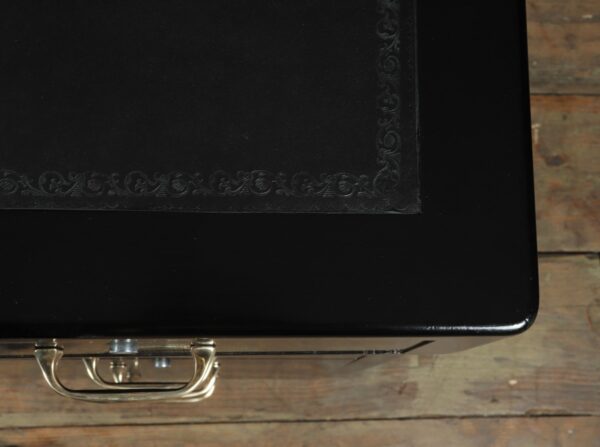 Art Deco Ebonised Black Desk - Image 8