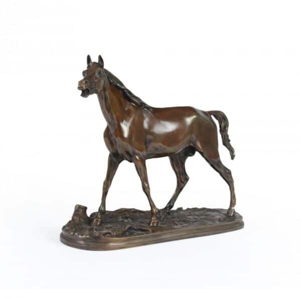 Bronze Horse Sculpture by Mene 1856 Antique Sculptures 15