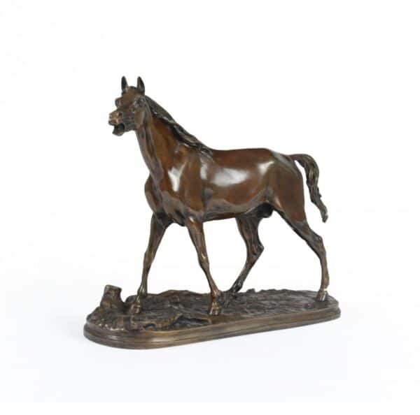 Bronze Horse Sculpture by Mene 1856 - Image 13