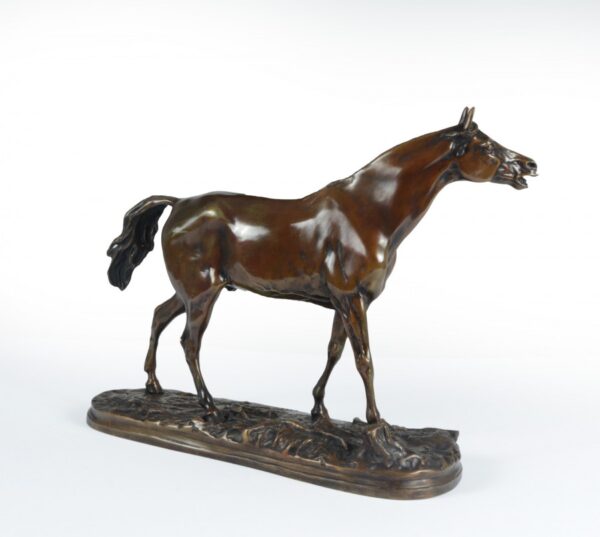 Bronze Horse Sculpture by Mene 1856 - Image 11