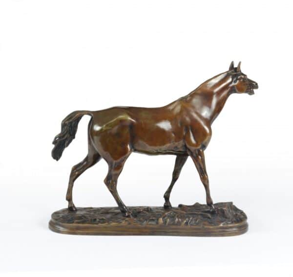 Bronze Horse Sculpture by Mene 1856 - Image 10