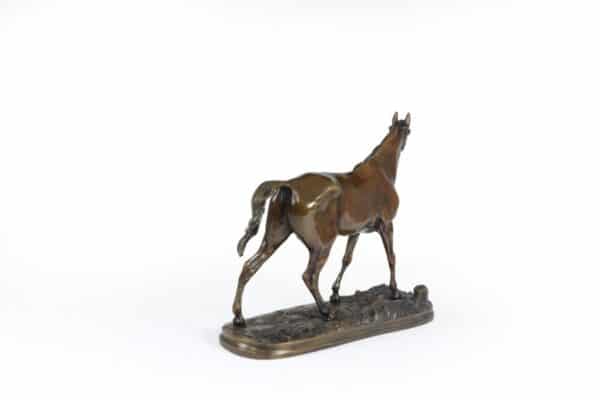 Bronze Horse Sculpture by Mene 1856 - Image 9