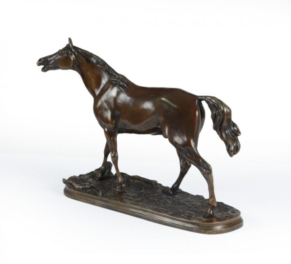 Bronze Horse Sculpture by Mene 1856 Antique Sculptures 10