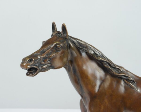 Bronze Horse Sculpture by Mene 1856 - Image 6