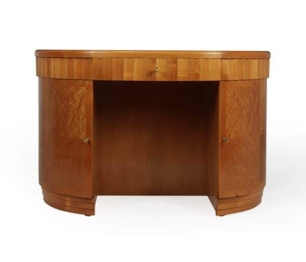 Art Deco Desk in Birds Eye Maple - Image 16
