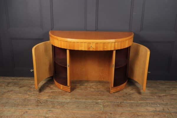 Art Deco Desk in Birds Eye Maple Antique Desks 13