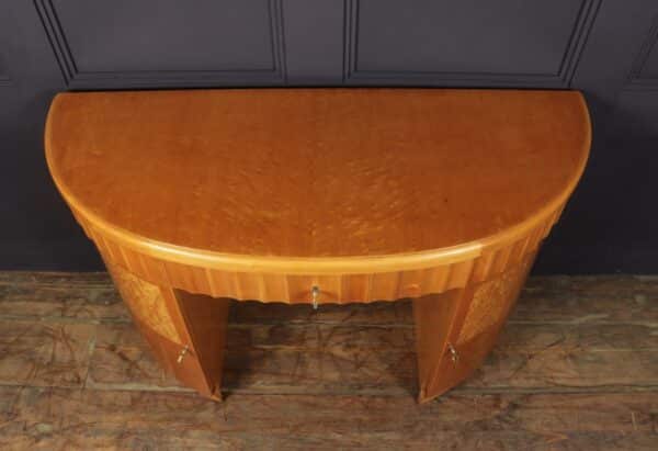 Art Deco Desk in Birds Eye Maple - Image 9