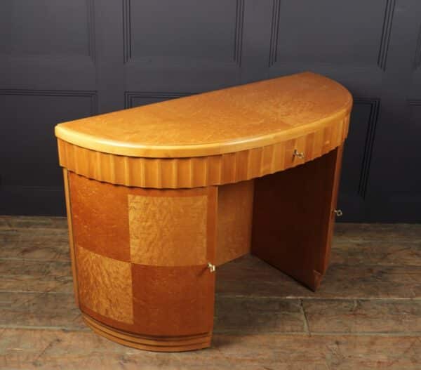 Art Deco Desk in Birds Eye Maple - Image 8