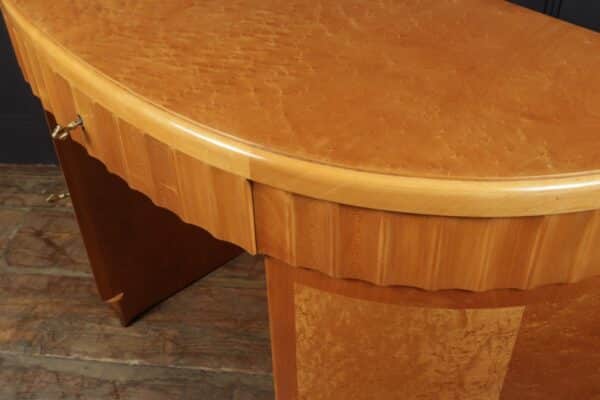Art Deco Desk in Birds Eye Maple - Image 4