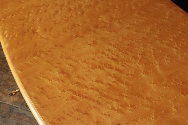 Art Deco Desk in Birds Eye Maple - Image 3