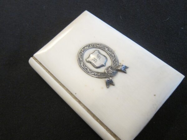 c.1810-25 Antique French "Aide Mémoire"Silk Lined
