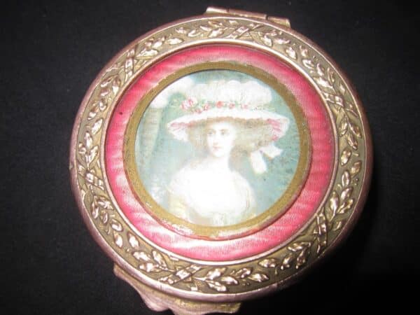 19th Century French “Lady” Trinket Pot French Antique Boxes 4