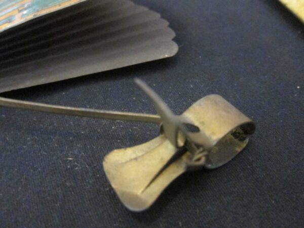 19th Century French Chimney Breast Candlestick Flame Defusers/Fan Shaped - Image 3
