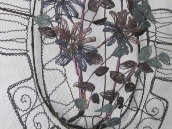Huge 19th Century French Beaded Flower Display - Image 5