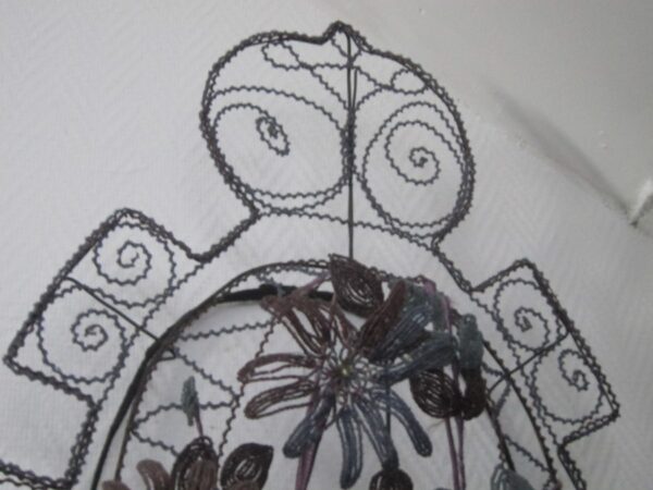 Huge 19th Century French Beaded Flower Display - Image 3