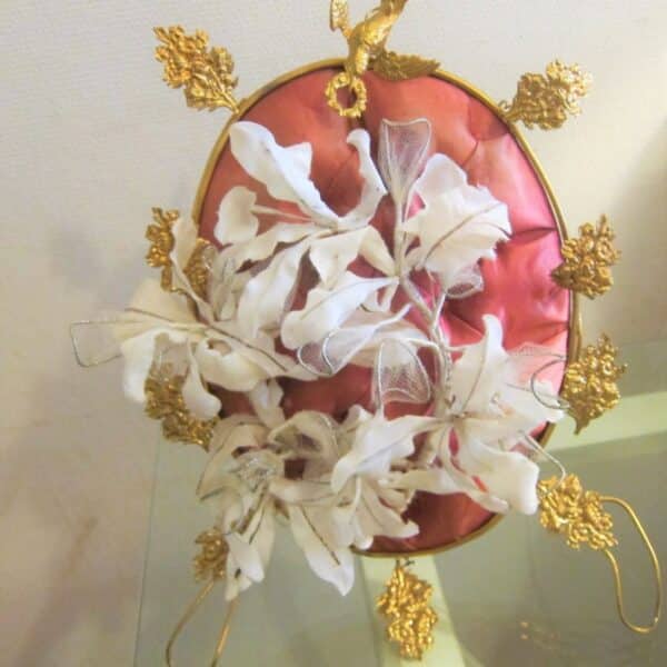 Antique French Gold Gilt Metal Boudoir Stand