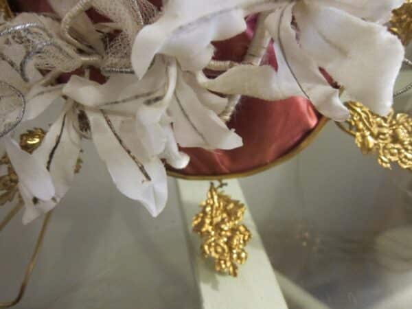 Antique French Gold Gilt Metal Boudoir Stand - Image 3