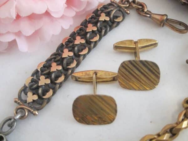 Antique French Gentlemans AccessoriesSilver/Gold - Image 3