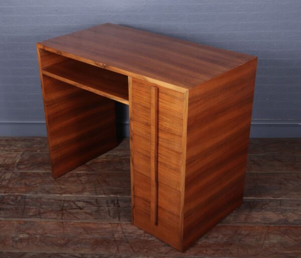 Art Deco Desk In Walnut c1930 Antique Desks 8