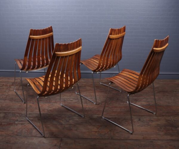 Mid Century Dining Chairs by Hans Brattrud for Hove Mobler, Set of 4 - Image 8