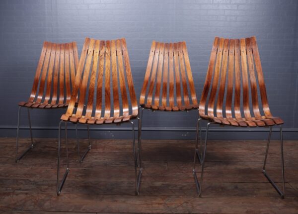 Mid Century Dining Chairs by Hans Brattrud for Hove Mobler, Set of 4 - Image 4