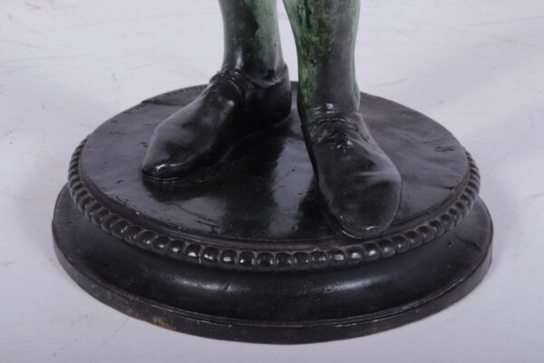 Antique Bronze Sculpture ‘Standing Music Man’ by Barbedienne Fondeur c1880 Antique Sculptures 4