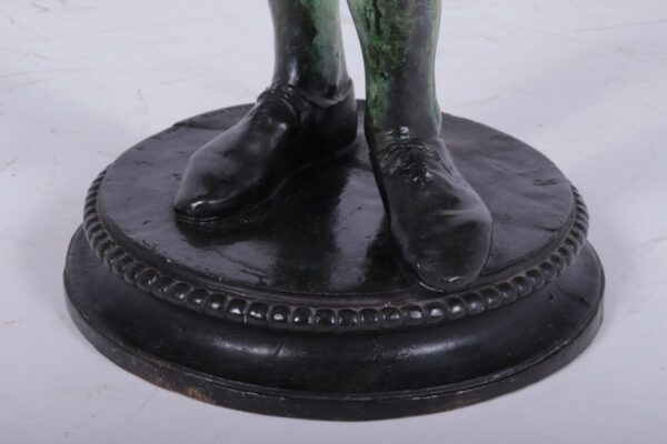 Antique Bronze Sculpture ‘Standing Music Man’ by Barbedienne Fondeur c1880 - Image 2