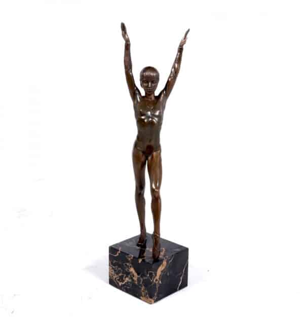 Bronze Sculpture of Gymnast c1970 - Image 10