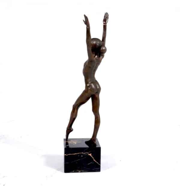 Bronze Sculpture of Gymnast c1970 Antique Sculptures 8