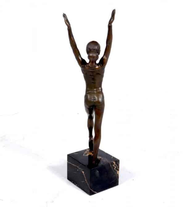 Bronze Sculpture of Gymnast c1970 Antique Sculptures 7