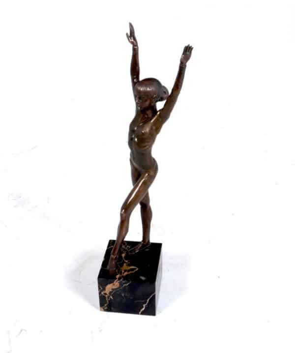 Bronze Sculpture of Gymnast c1970 Antique Sculptures 5