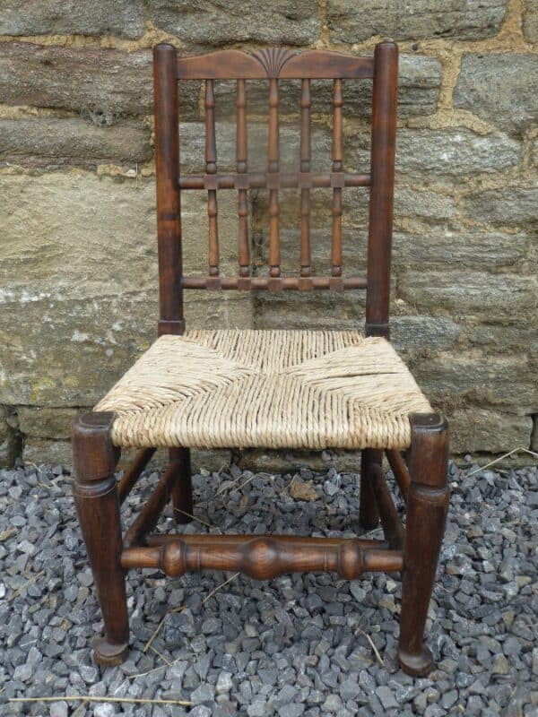 Victorian oak childs chair