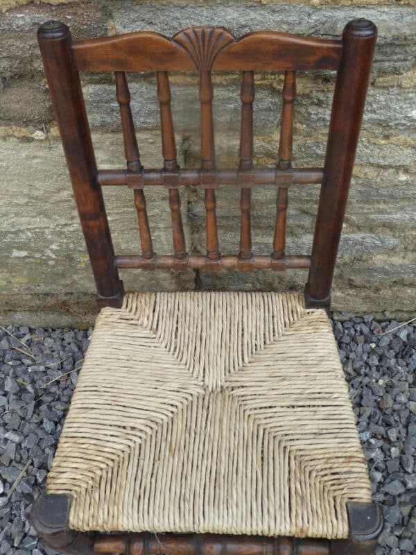 Victorian oak childs chair - Image 2