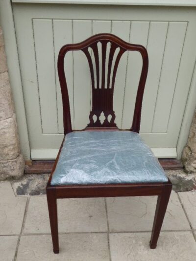 Set of 4 Hepplewhite dining chairs circa 1800 - Image 3